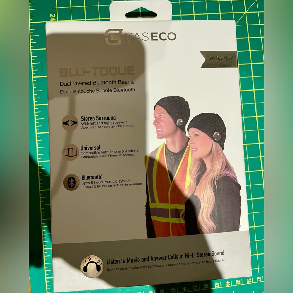 Black Bluetooth Beanie for Women